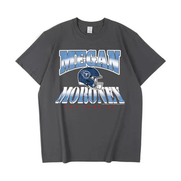 Exclusive Megan Moroney x Tennessee Titans Helmet Tee Dark Gray