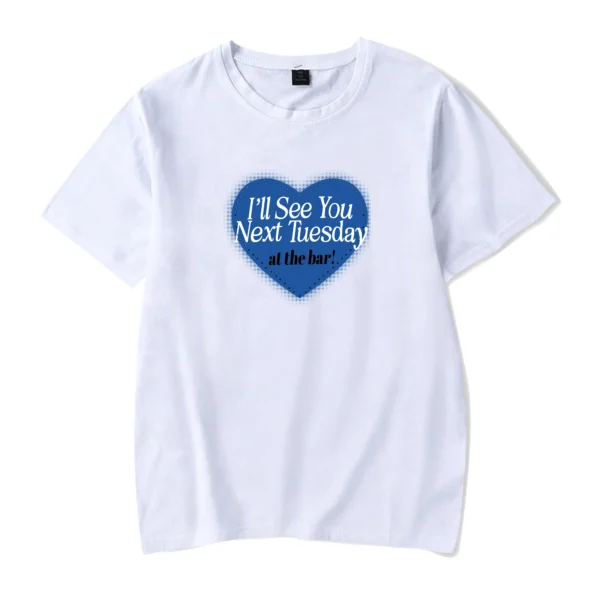 See You At the Bar Boyfriend Tee – White