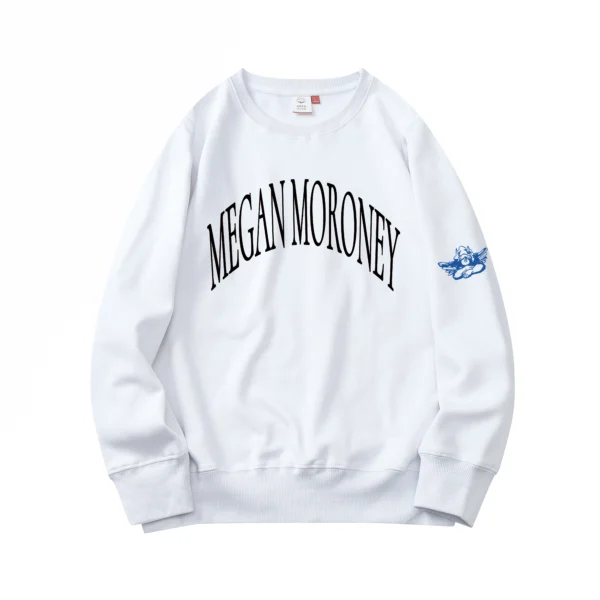 Megan Blues Manhunt Sweatshirt – White